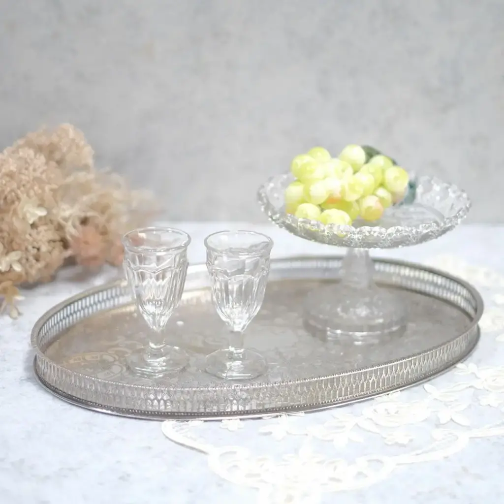 ヴィンテージ シルバープレートトレイE VINERS OF SHEFFIELD イギリス ティートレイ
