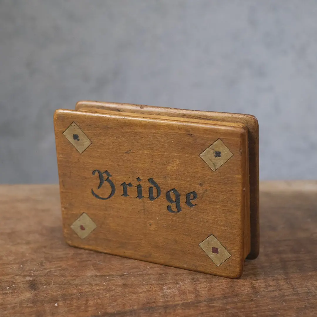 アンティークトランプボックス フランス Bridge インテリア雑貨