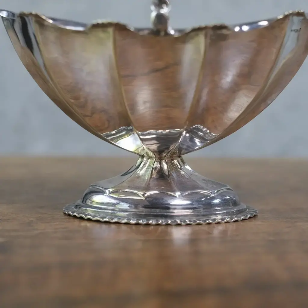 アンティークキャンディボウル イギリス シルバープレート 小物入れ アンティーク雑貨3