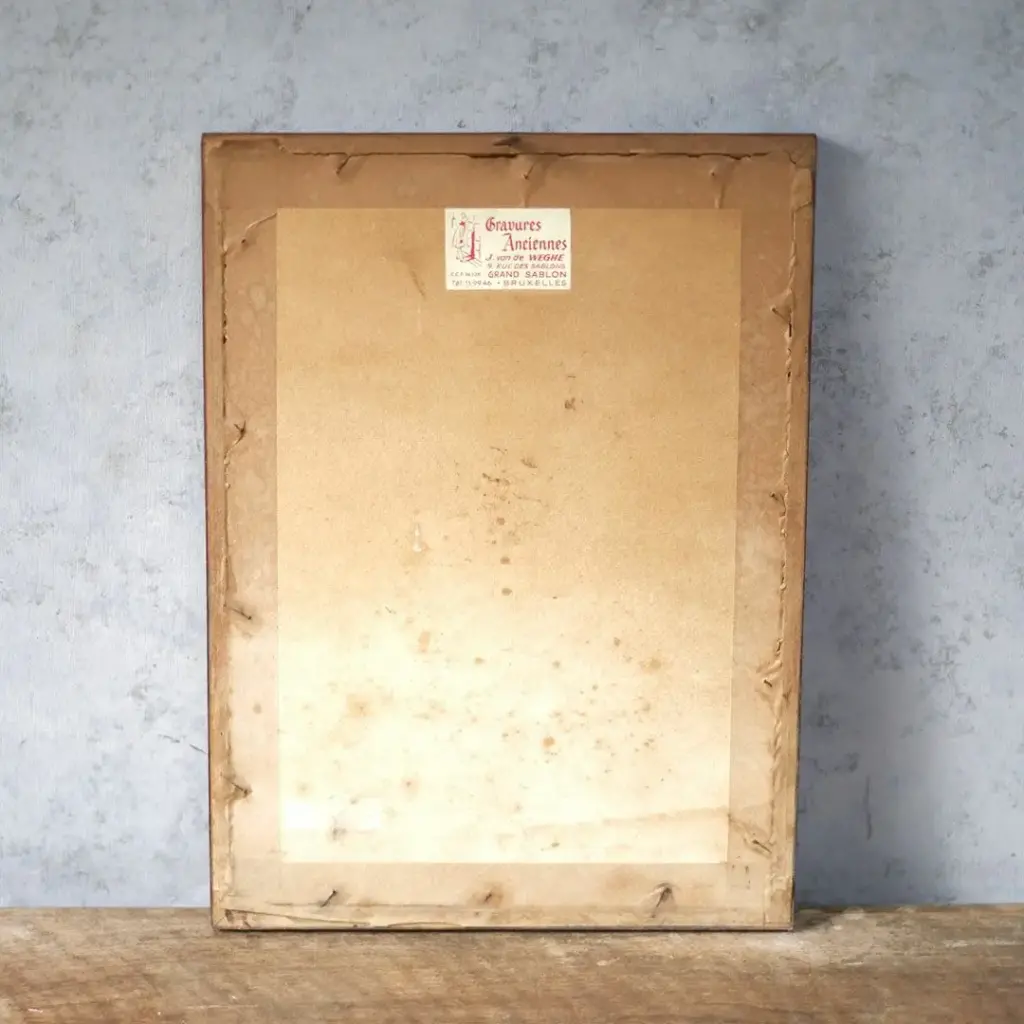 アンティーク リトグラフ フランス ファッション画1
