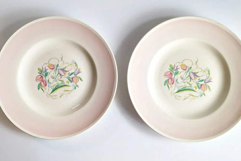 アンティーク プレート SUSIE COOPER ドレスデンスプレー スージークーパー イギリス お皿/アンティーク食器1