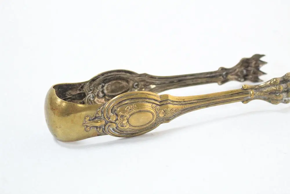 アンティーク トング フランス 鳥獣爪 シュガートング アイストング アンティーク雑貨2