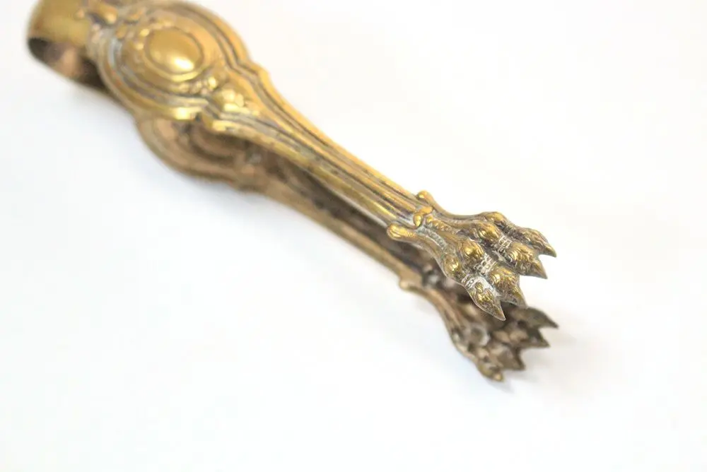 アンティーク トング フランス 鳥獣爪 シュガートング アイストング アンティーク雑貨3