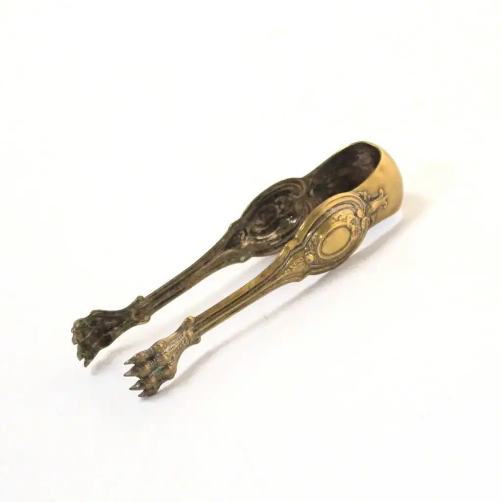 アンティーク トング フランス 鳥獣爪 シュガートング アイストング アンティーク雑貨4