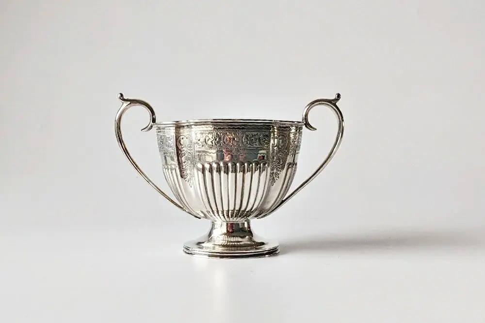 アンティークシュガーボウル W&H ウォーカーアンドホール社製/アンティーク食器4