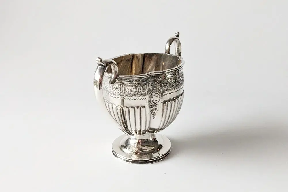 アンティークシュガーボウル W&H ウォーカーアンドホール社製/アンティーク食器5