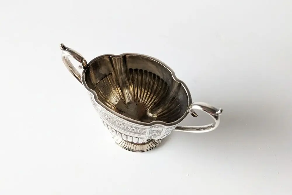 アンティークシュガーボウル W&H ウォーカーアンドホール社製/アンティーク食器2