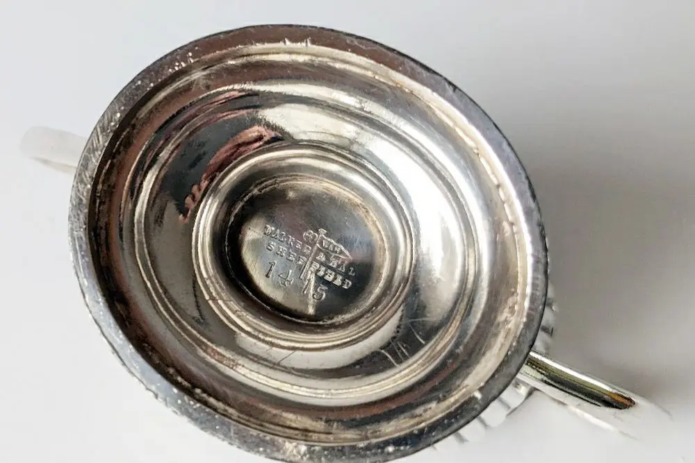 アンティークシュガーボウル W&H ウォーカーアンドホール社製/アンティーク食器3