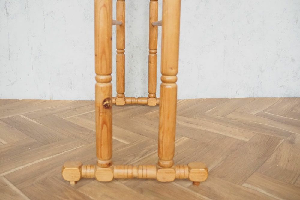 アンティーク パインタオルレール イギリス タオルハンガースタンド/アンティーク家具1
