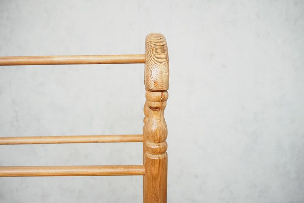 アンティーク パインタオルレール イギリス タオルハンガースタンド/アンティーク家具5