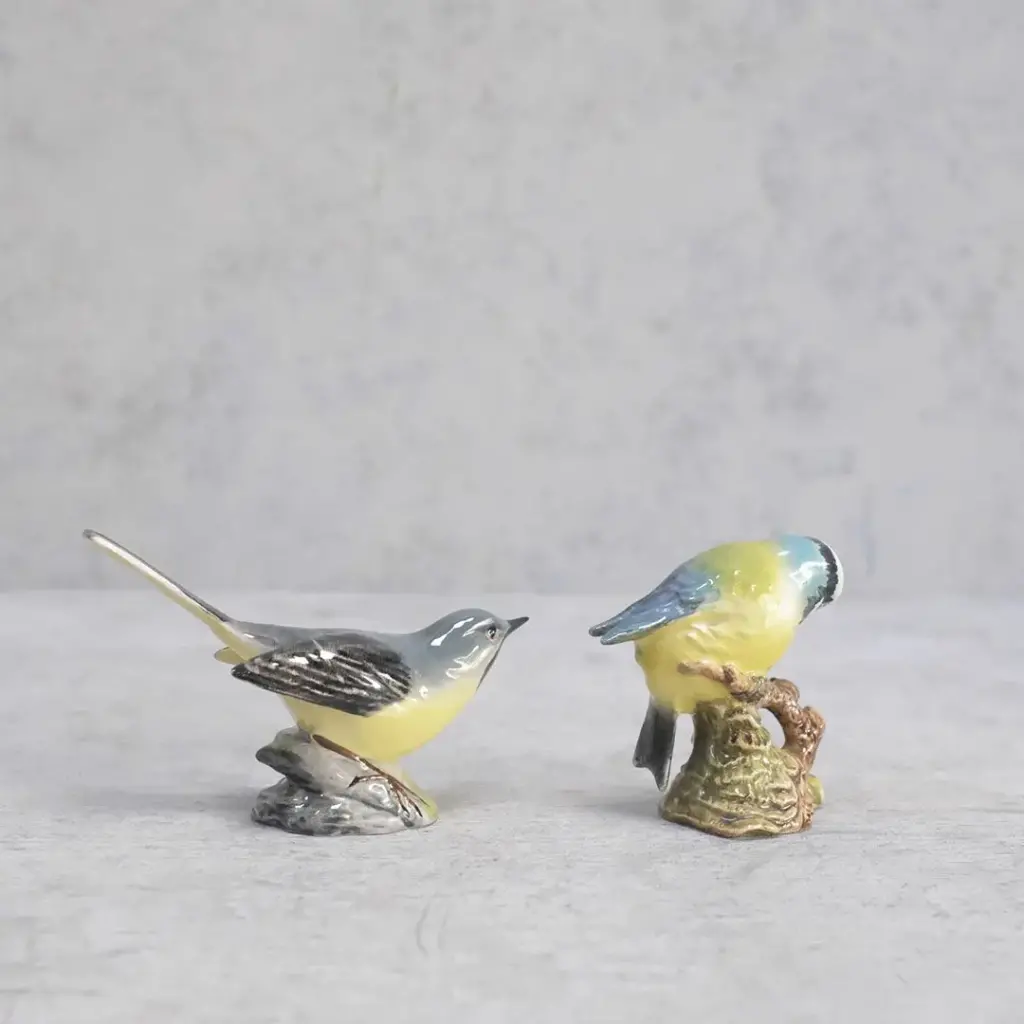 ヴィンテージフィギリン BESWICK 鳥の置物 ピーターラビット陶製フィギュアで有名なイギリスのベスウィック社製4