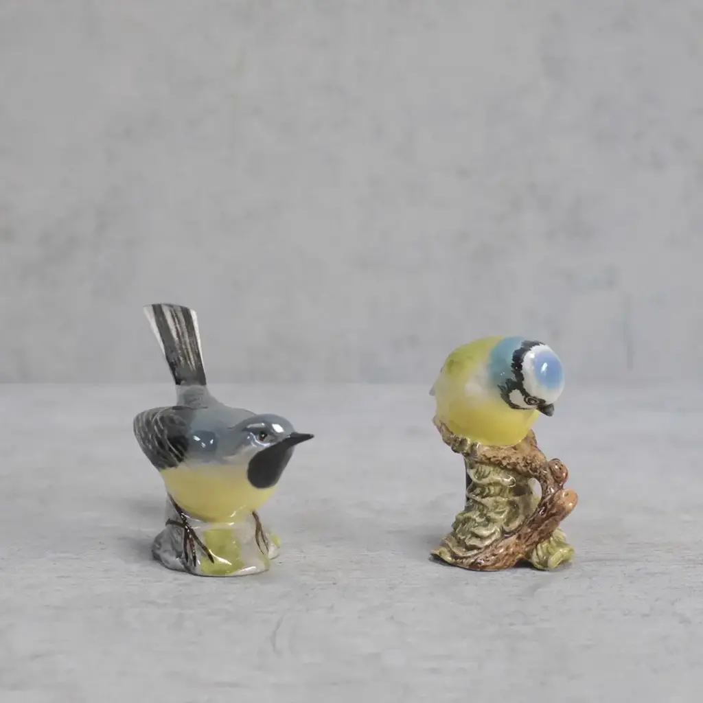 ヴィンテージフィギリン BESWICK 鳥の置物 ピーターラビット陶製フィギュアで有名なイギリスのベスウィック社製2