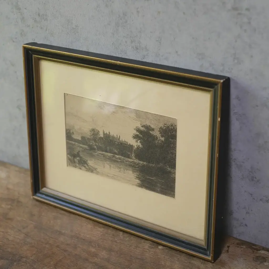 アンティーク リトグラフピクチャー イギリス 石版画 アンティーク雑貨2