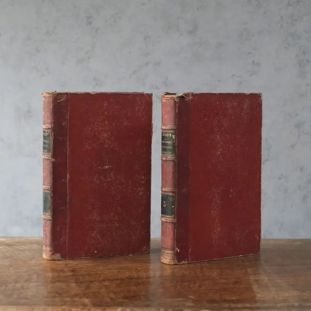 アンティークレザーブック Galerie Historique de la Révolution Française（フランス革命史） アンティーク雑貨4