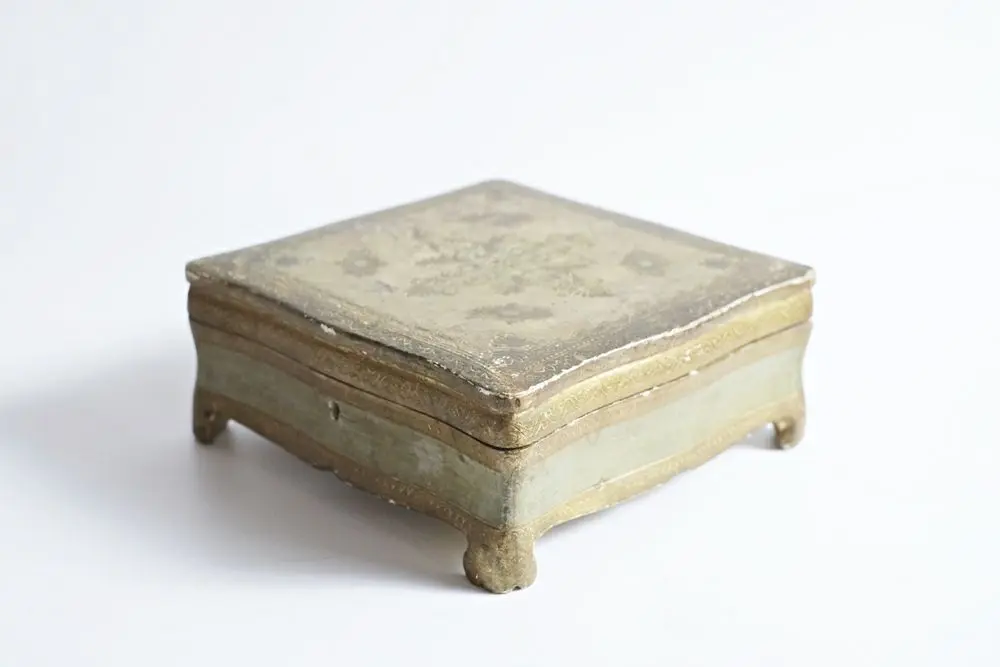 アンティークジュエリーボックス ベルギー 収納箱 アンティーク雑貨3