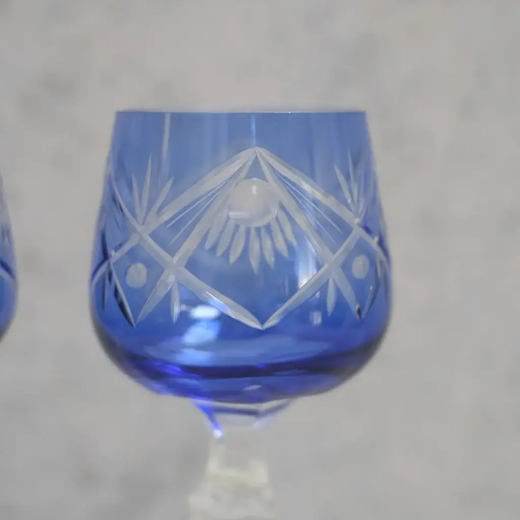 ヴィンテージ クリスタルワイングラス ミッドセンチュリー Nachtmannナハトマン/アンティーク食器3