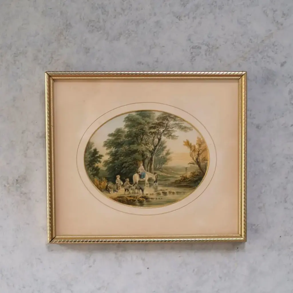 アンティーク リトグラフピクチャー 版画絵 イギリス3