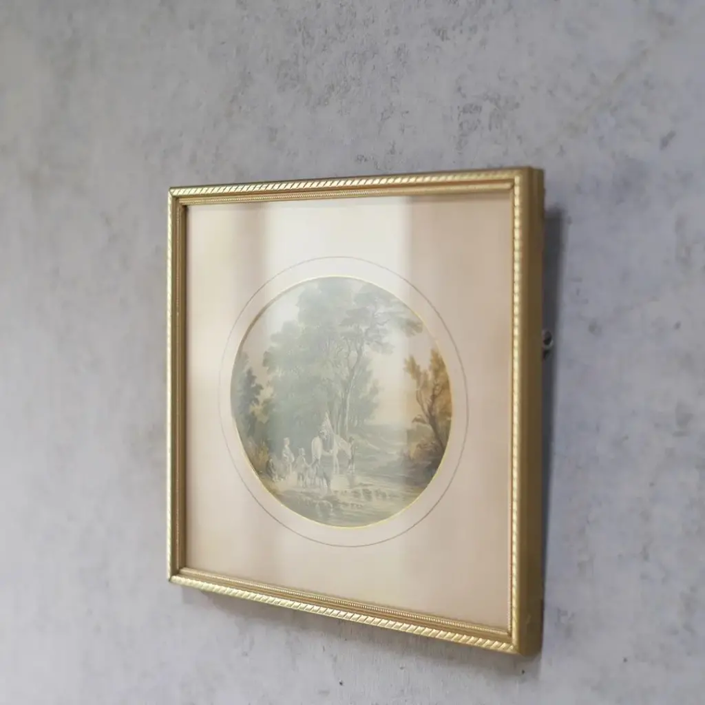 アンティーク リトグラフピクチャー 版画絵 イギリス5