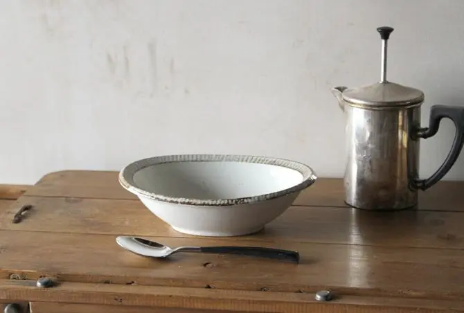 美濃焼 ふちさびカレー皿 十草レリーフ パスタ皿としてもおすすめ おしゃれな食器