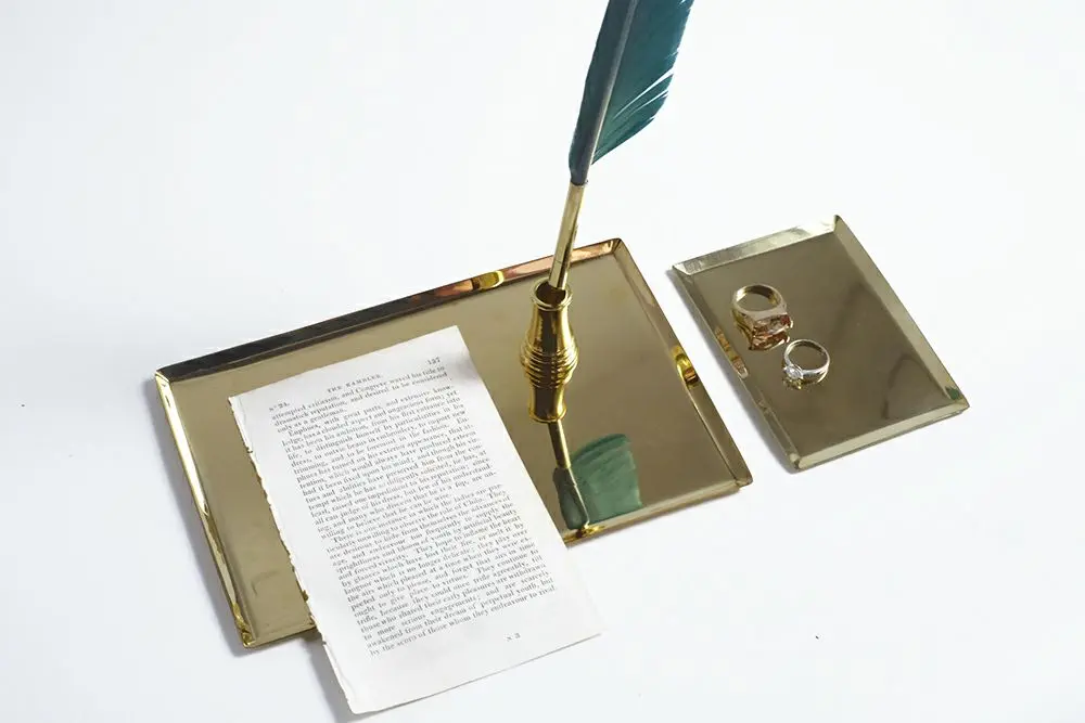 ブラスソートトレー・レクタングルS インテリア雑貨