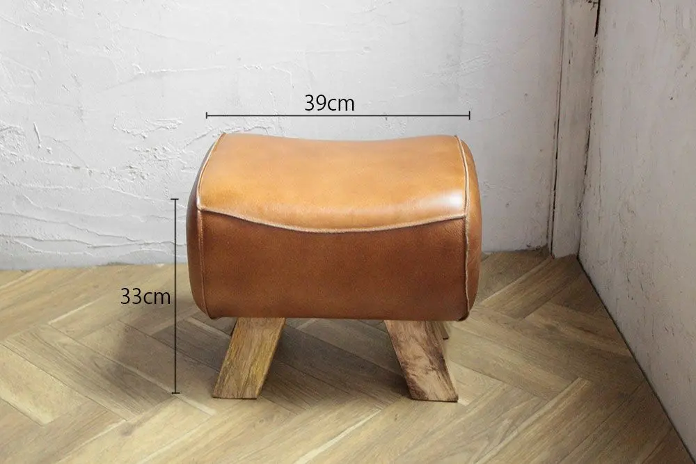 レザーオットマンスツール おしゃれな家具2