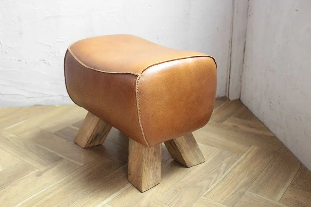 レザーオットマンスツール おしゃれな家具