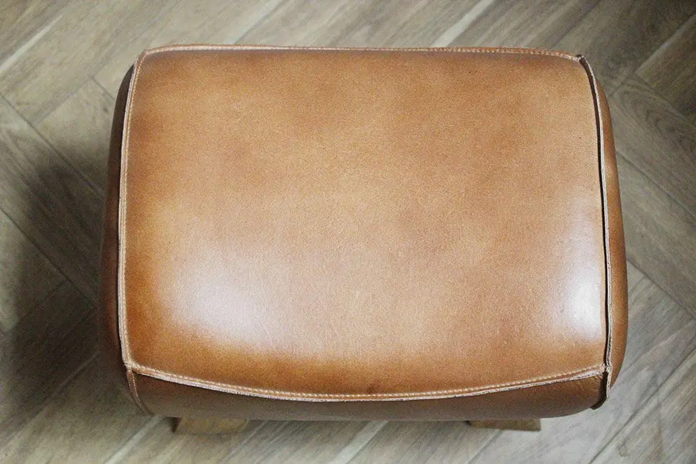 レザーオットマンスツール おしゃれな家具4