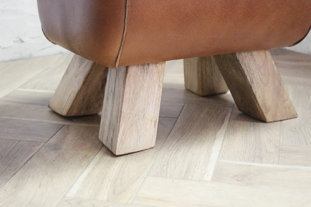 レザーオットマンスツール おしゃれな家具1