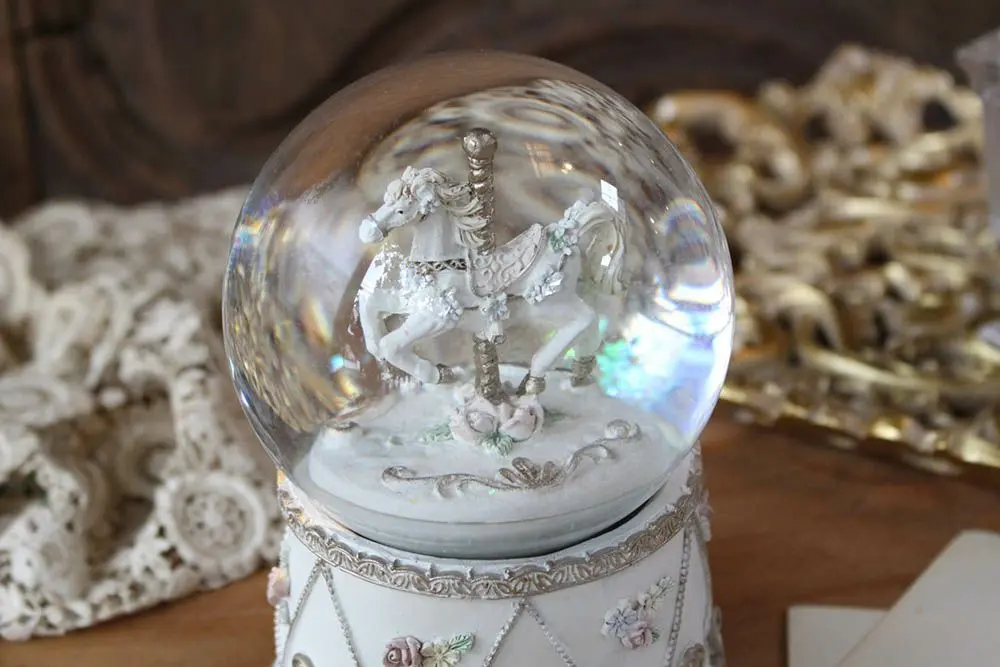 カルーセル・スノードームオルゴール インテリア雑貨3