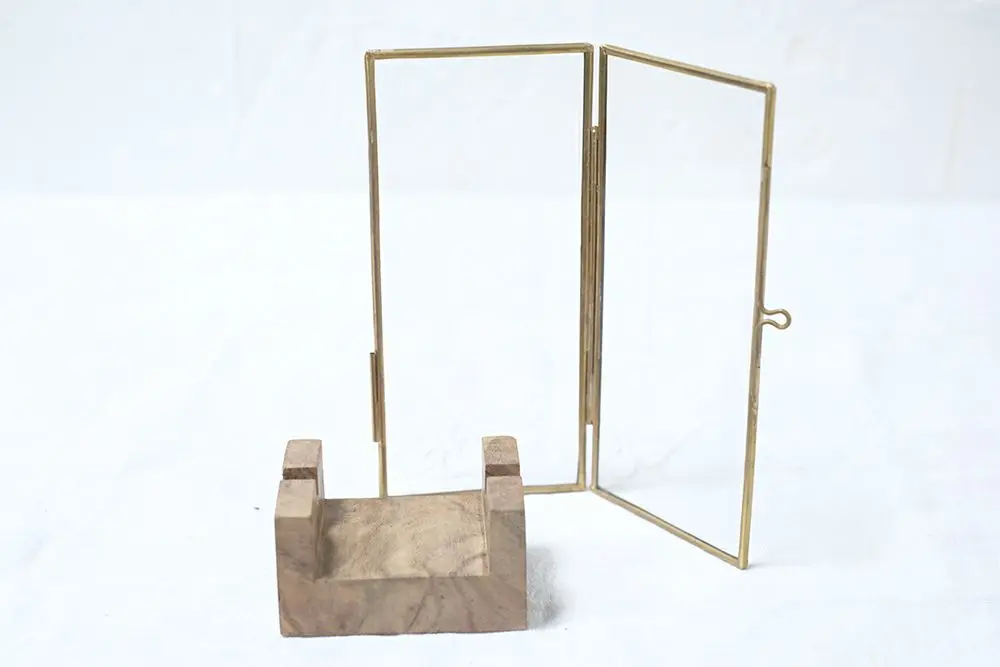 ブラスフレームwithウッドスタンドS インテリア雑貨4