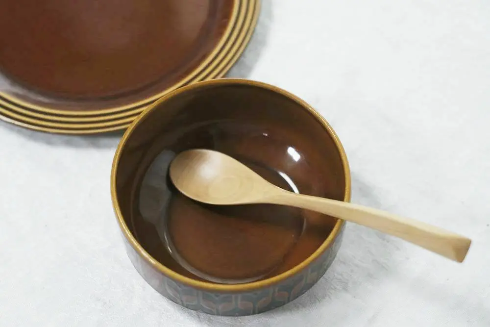 ツゲ材 三角柄スプーン ナチュラルな天然素材 軽くて丈夫