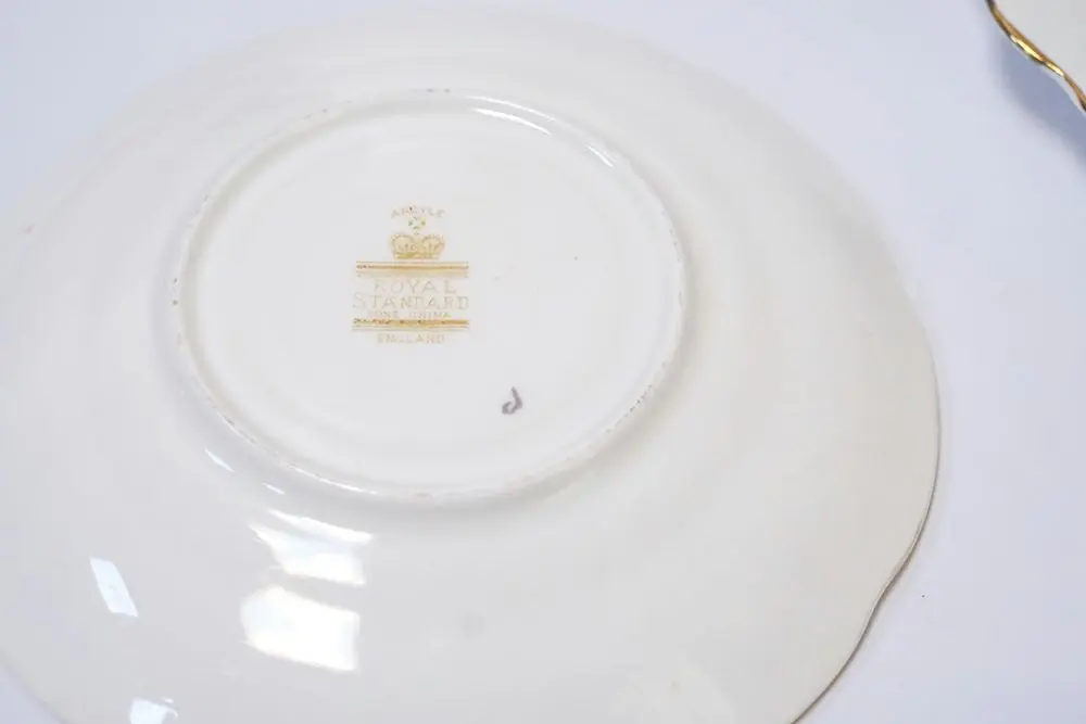 アンティークROYAL STANDARDティーカップトリオ(ARGYLE) イギリス 1930-49年/アンティーク食器4
