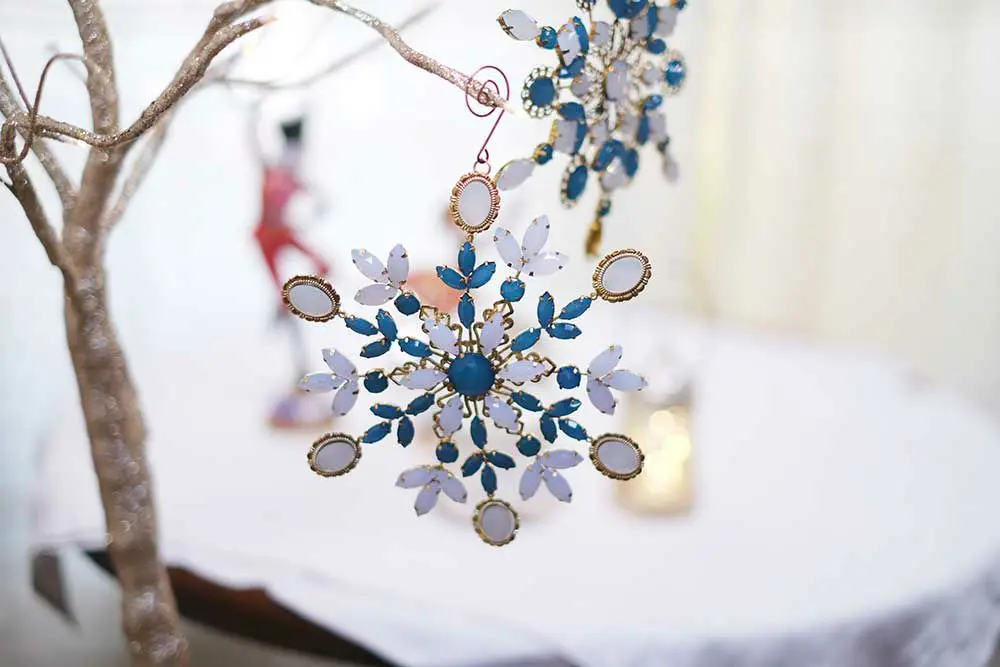 クリスマスオーナメント・スノーフレーク インテリア雑貨3