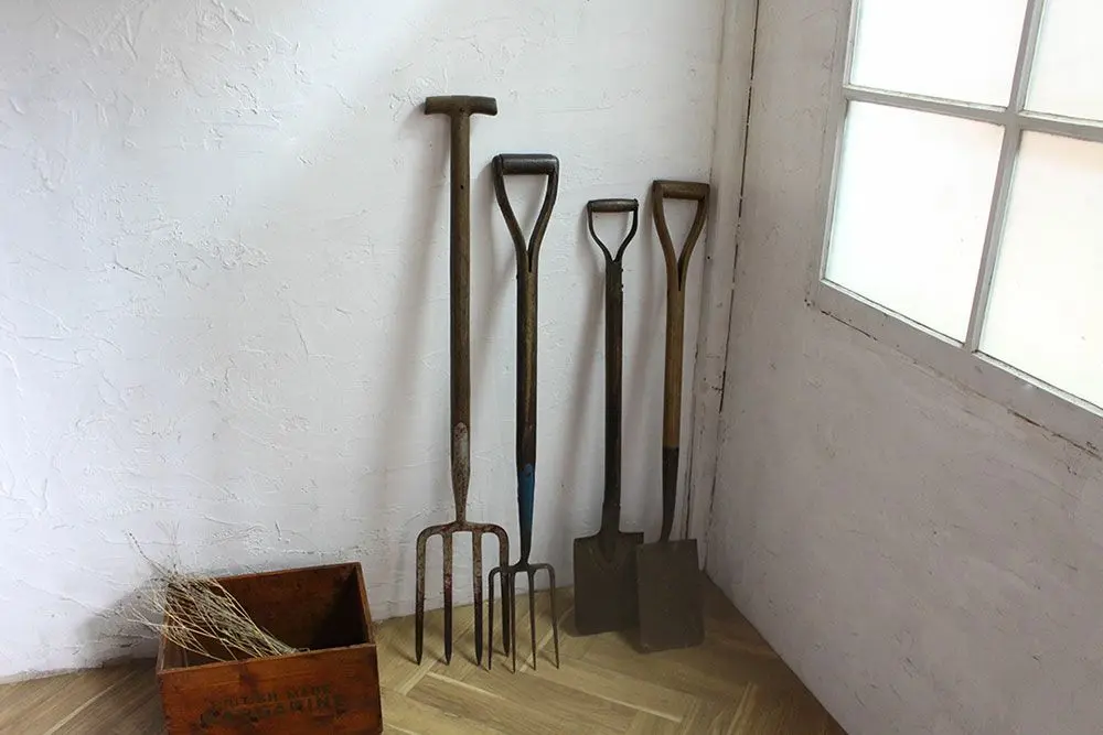 ヴィンテージ ガーデンツール・ラージ イギリス 古い庭道具