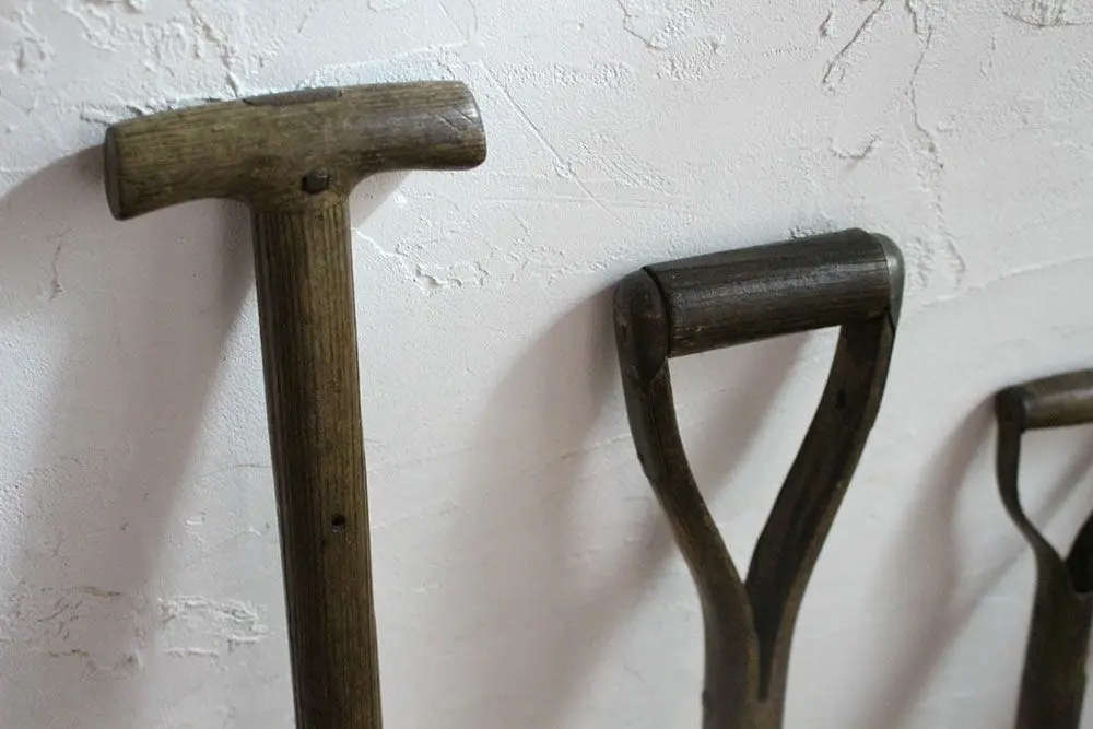 ヴィンテージ ガーデンツール・ラージ イギリス 古い庭道具1