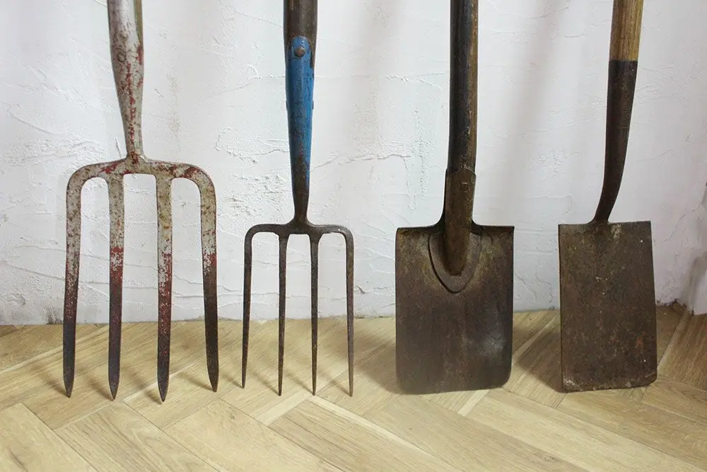 ヴィンテージ ガーデンツール・ラージ イギリス 古い庭道具3