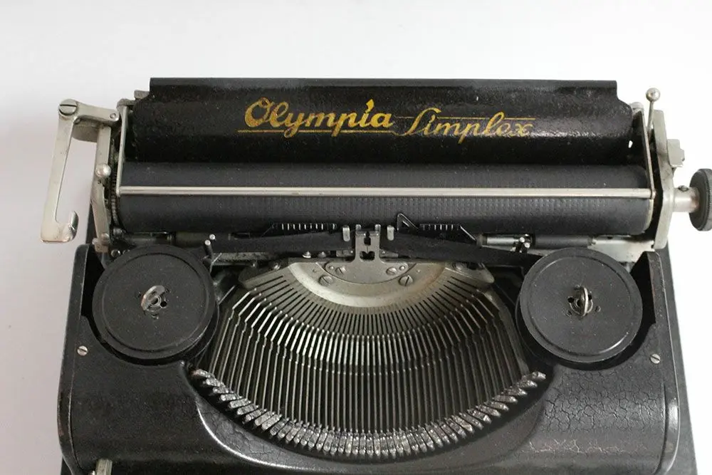 アンティーク タイプライターOLYMPIA SIMPLEX ドイツ タイプライター界のメルセデスベンツ アンティーク雑貨4