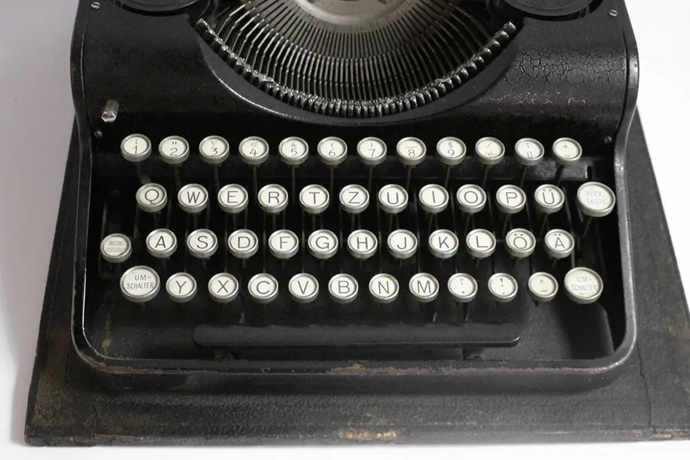 アンティーク タイプライターOLYMPIA SIMPLEX ドイツ タイプライター界のメルセデスベンツ アンティーク雑貨5