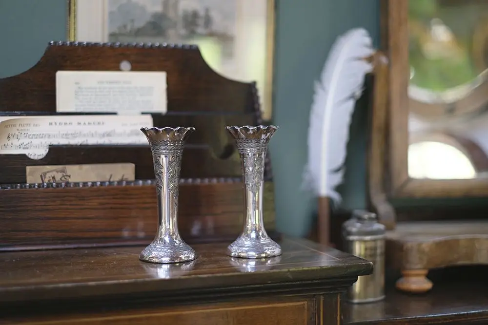 ヴィンテージ シルバープレートスピルベース イギリス エディンバラ WILSON&SHARP社