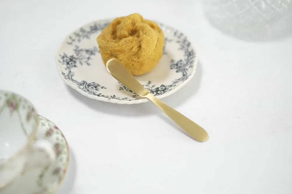 ブラス バターナイフ 真鍮 高級感あるゴールド