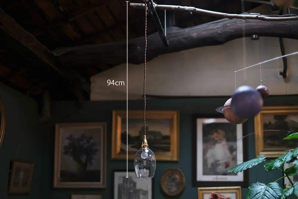 リサイクルガラスのシェードランプ インテリア雑貨1