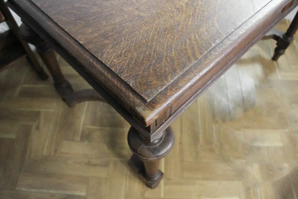 アンティーク フレンチオークテーブル 2～4人掛けダイニングテーブル/アンティーク家具
3