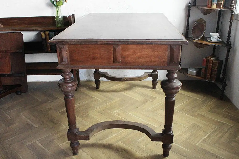 アンティーク フレンチオークテーブル 2～4人掛けダイニングテーブル/アンティーク家具
2