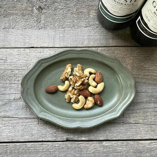 美濃焼 蚤の市プレート オトンヌ 小皿 幅17cm 楕円形 おしゃれな食器2