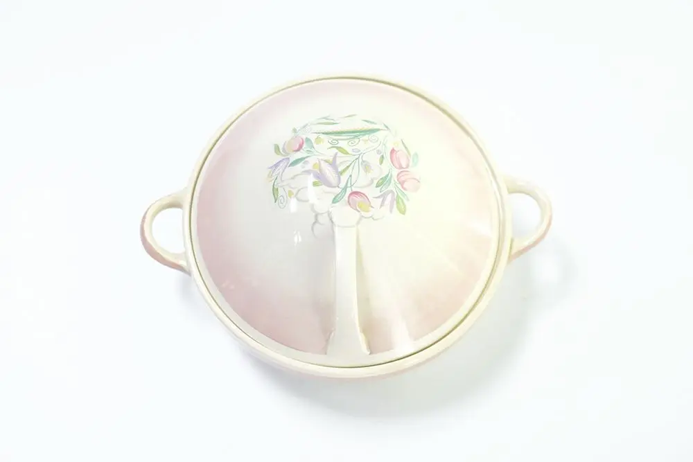 SUSIE COOPERチュリーン ドレスデンスプレー　イギリス スージークーパーの蓋付きディッシュ