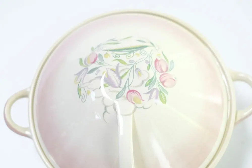 SUSIE COOPERチュリーン ドレスデンスプレー　イギリス スージークーパーの蓋付きディッシュ5