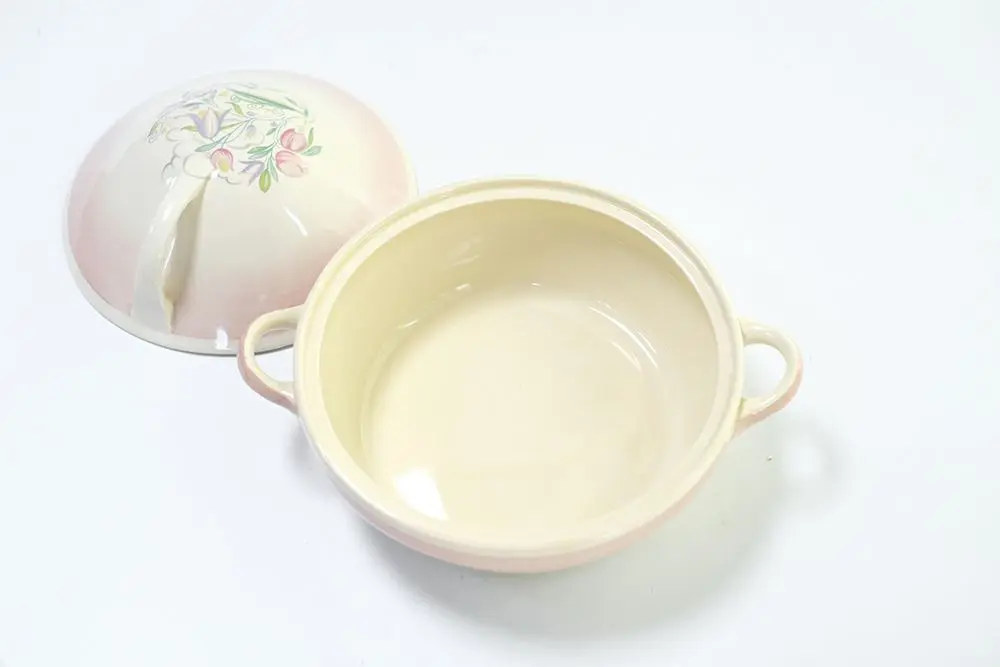 SUSIE COOPERチュリーン ドレスデンスプレー　イギリス スージークーパーの蓋付きディッシュ1