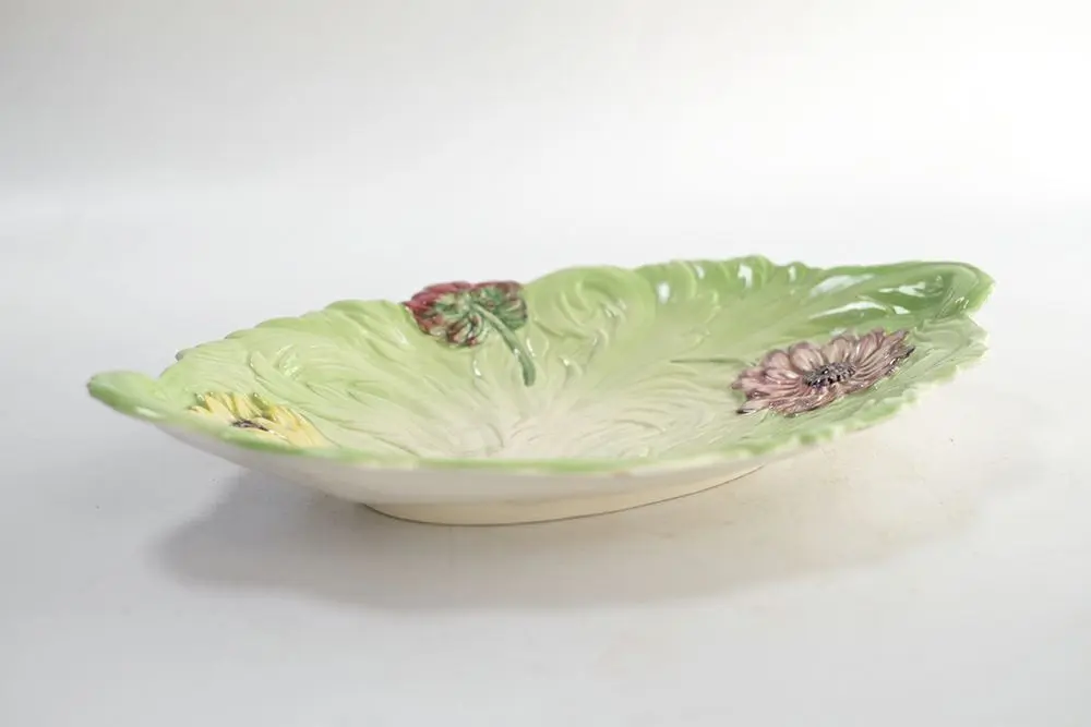 アンティーク ハンドペイントディッシュ / SHORTER & SON LTD　バルボティーヌを彷彿とさせるイギリス製の楕円皿/アンティーク食器
2