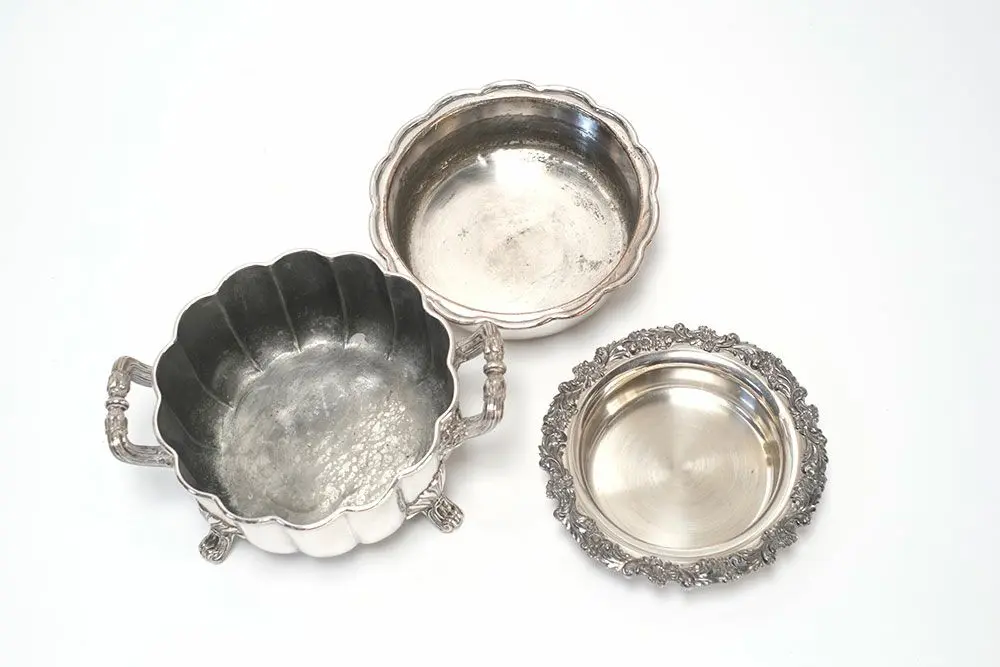 アンティーク シルバープレート フードウォーマー 保温容器 アンティーク雑貨1