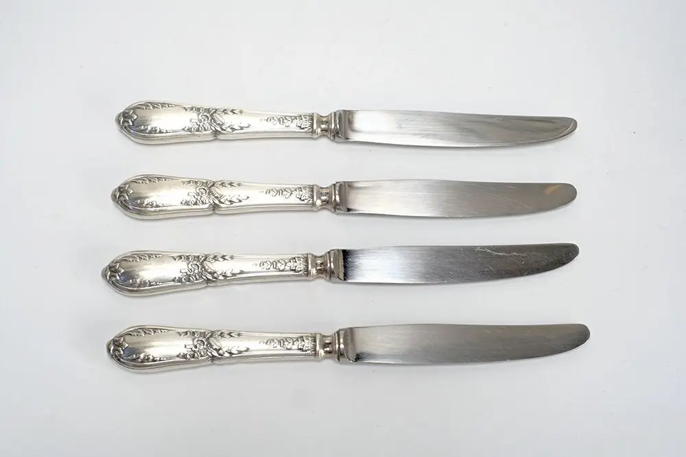 ヴィンテージ デザートナイフ クリストフル フランス 銀の輝きが美しいルイ16世スタイル1